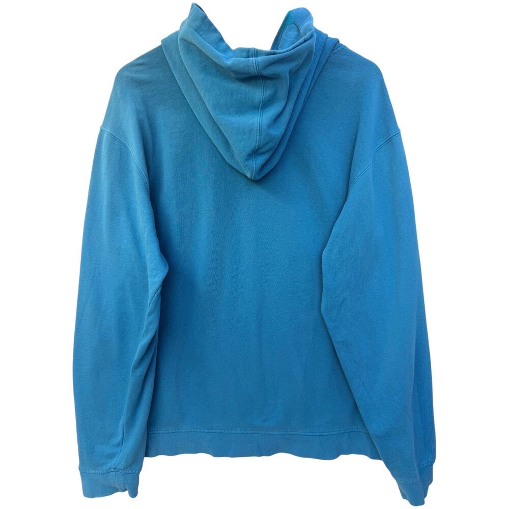 Volcom Pullover Hoodie Mens XL Blue Graphic Skate Surf Streetwear Sweatshirt - Picture 2 of 5